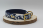 Preview: Blue Blossom x Navyblau Halsband