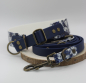 Preview: Blue Blossom x Navyblau Zugstopp-Set