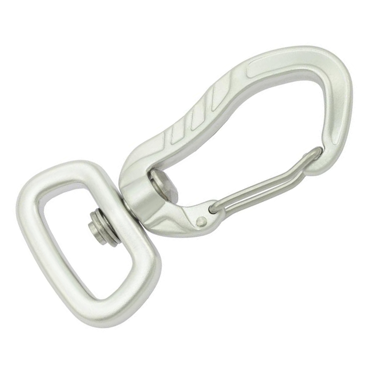 Sicherheitskarabiner Silber