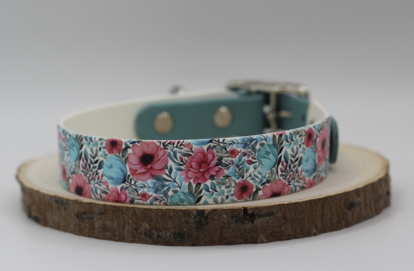 Rosé Blossom x Türkis Halsband