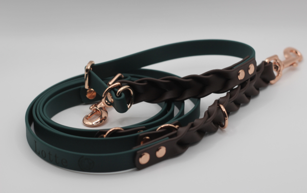 Lotte & Lilo – Braided Elegance - Biothane® Retriverleine + Leine